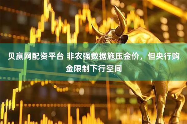 贝赢网配资平台 非农强数据施压金价，但央行购金限制下行空间